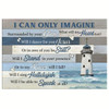I Can Only Imagine Lighthouse Christian Wall Art Canvas Religious Wall Decor