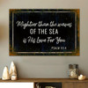 Farmhouse Mightier Than The Waves Of The Sea Is His Love For You Psalm 934 Canvas Wall Art Religious Wall Decor