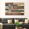 Do Not Be Anxious About Anything Philippians 46 Niv Bible Verse Wall Art Canvas Religious Wall Decor