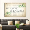 Christian Wall Art This Is The Day The Lord Has Made Sheet Music Wall Art Canvas Religious Wall Decor