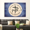 Christian Wall Art Luke 137 Faith Does Not Make Things Easier Canvas Wall Art Religious Wall Decor