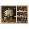 Accept What Is Let Go Of What Was Have Faith In What Will Be Wall Art Canvas Religious Wall Decor