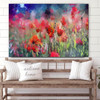 Red Poppies Field Painting Wall Art Canvas Canvas Wall Decor Home Decor Living Room