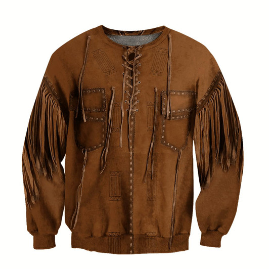 Goofygearprints Cowboy Jacket No Cosplay 3D Over Printed Unisex Deluxe Sweatshirt Christmas Shirt