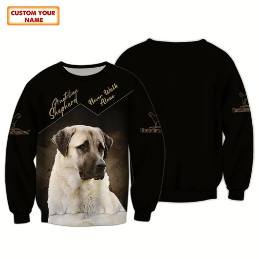 Goofygearprints Love German Shepherd Never Walk Alone German Shepherd 3D Sweatshirt Oder