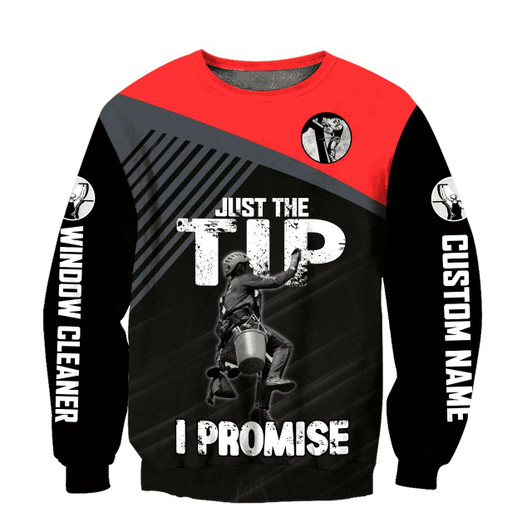 Goofygearprints Premium Personalized Name Printed Window Cleaner Shirts Just The Tip Christmas Shirt