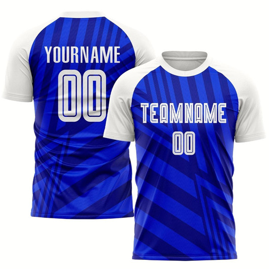 Goofygearprints Royal White Navy Sublimation Soccer Uniform Jersey_6393, Custom Team Soccer Jersey Shirt