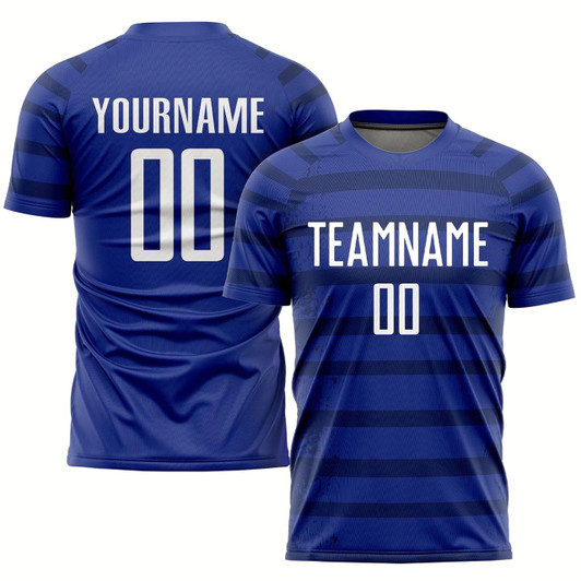 Goofygearprints Royal White Navy Sublimation Soccer Uniform Jersey, Custom Team Soccer Jersey Shirt