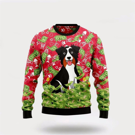 Goofygearprints Pet Dog Sweater, I Work Hard So That My Dog Can Have A Better LifeUgly Christmas Sweater, Gift For Dog Love, Winter Fashion