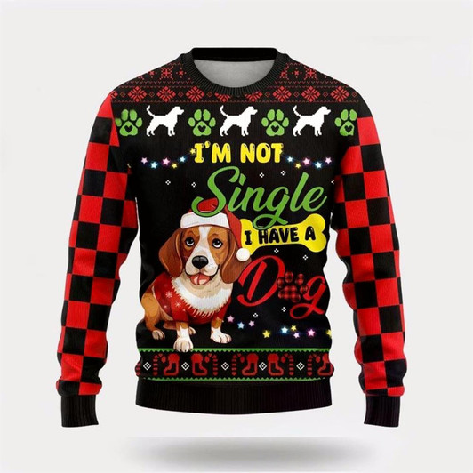 Goofygearprints Pet Dog Sweater, Funny Beagle DogUgly Christmas Sweater, Gift For Dog Love, Winter Fashion