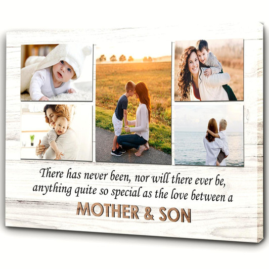 Personalized Mother & Daughter Canvas, Custom Photo Collage Mother'S Day Canvas Gift, New Mom Keepsake Style 2