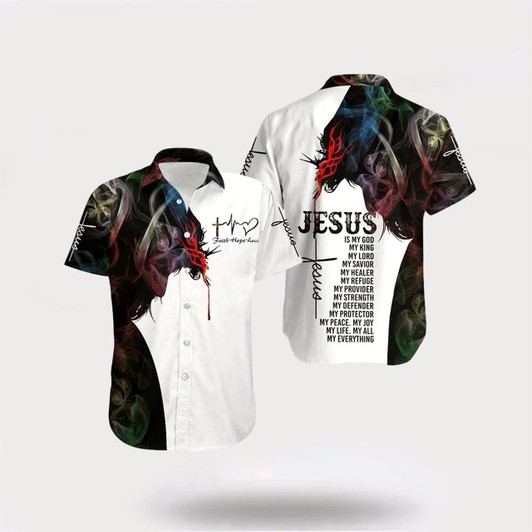 Goofygearprints Christian Hawaiian Shirt, Jesus Hawaiian Shirt, Christian Aloha Shirt