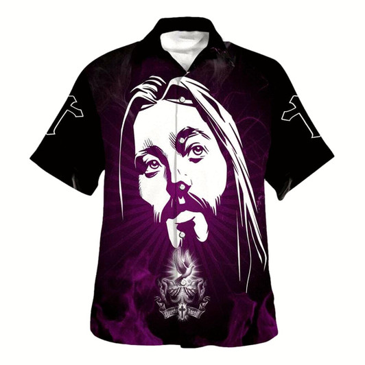 Goofygearprints Jesus God Is Good All The Time Hawaiian Shirt For Men, Christian Hawaiian Shirt, Gift For Christian