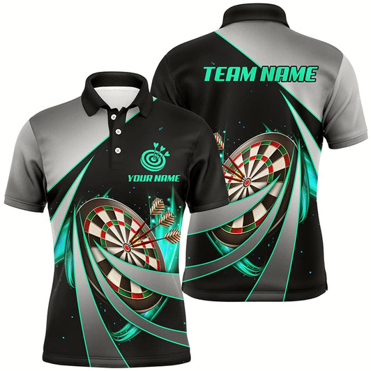 Goofygearprints Personalized Sports Style Mens Darts Polo Shirt Custom Dart Shirts For Men Dart Jerseys