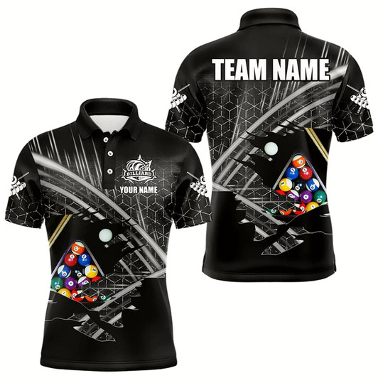 Goofygearprints Personalized Billiard Shirts For Men Custom Billiard Pool Ball Jerseys, Billiard Team Shirt Style 2