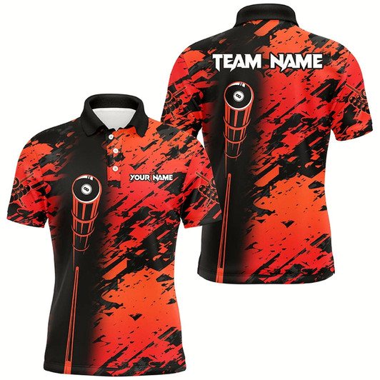 Goofygearprints Personalized Billiard Tournament Jerseys Shirts For Men, Best 8 Ball Billiard Shirts For Team Style 4