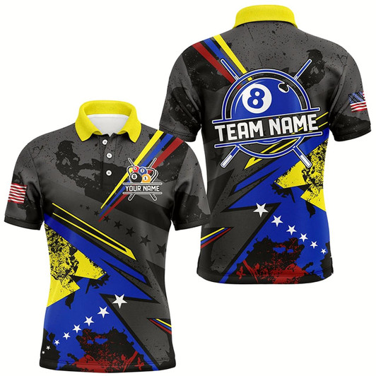 Goofygearprints Personalized Billiard Jerseys For Men, Best Billiard League Tournament Shirts For Team Pooler Style 2