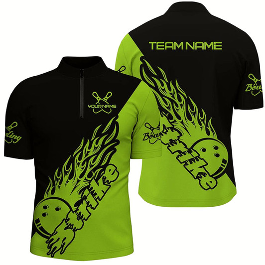 Goofygearprints Custom Bowling Shirts For Men, Bowling Team Shirts Bowling Strike Style 1