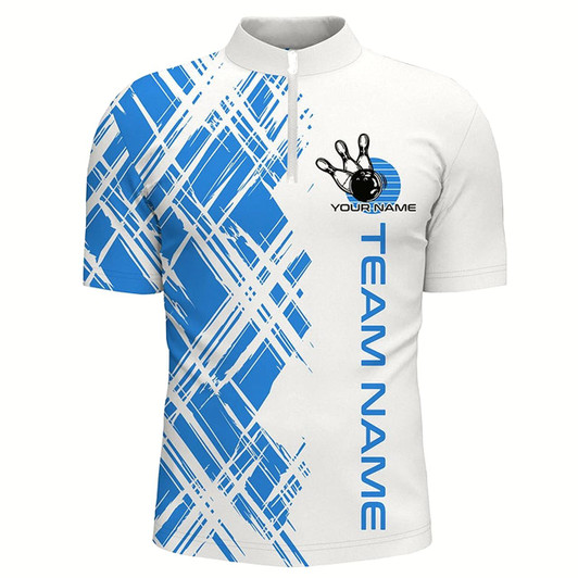 Goofygearprints Bowling Shirts For Men Custom Name And Team Name Strike Bowling Ball And Pins, Team Bowling Shirts Style 4