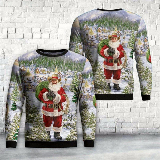 Goofygearprints Santa Claus Ugly Christmas Sweater For Men And Women, Best Gift For Christmas, The Beautiful Winter Christmas Outfit