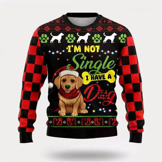 Goofygearprints Golden Retriever Dog Ugly Christmas Sweater For Men And Women, Gift For Christmas, Best Winter Christmas Outfit