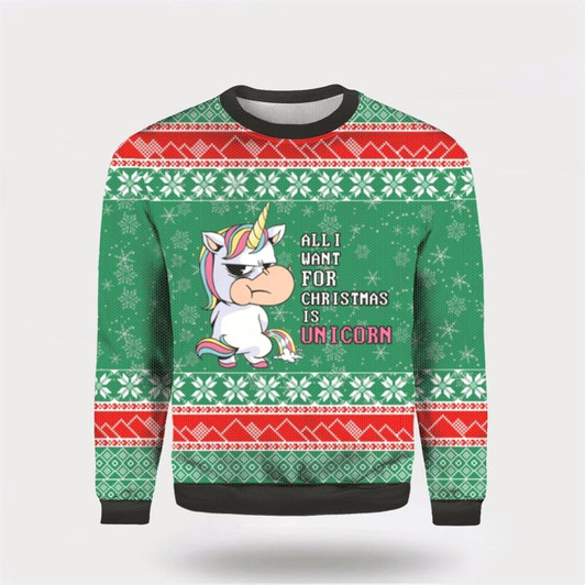 Goofygearprints All I Want For Christmas Is Bulldog Ugly Christmas Sweater For Men And Women, Gift For Christmas, Best Winter Christmas Outfit