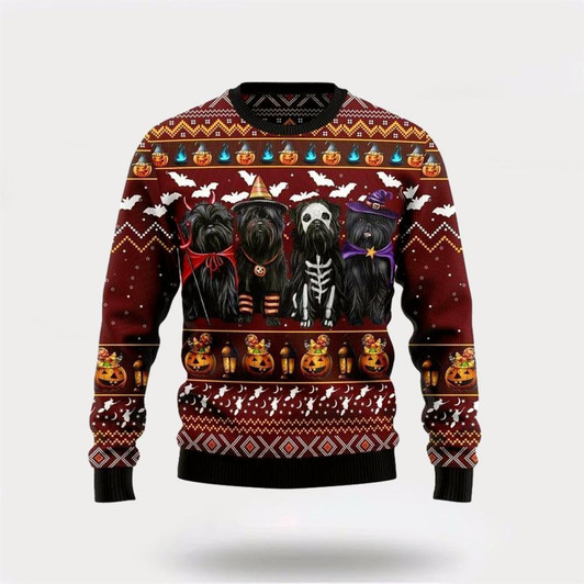 Goofygearprints Affenpinscher Dog Halloween Ugly Christmas Sweater For Men And Women, Gift For Christmas, Best Winter Christmas Outfit