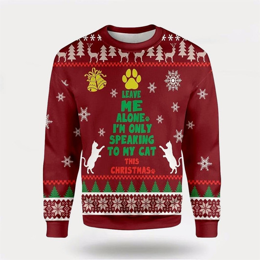 Goofygearprints Cat The Christmas Tree Ugly Christmas Sweater For Men And Women, Best Gift For Christmas, Christmas Fashion Winter
