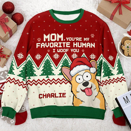 Goofygearprints Everyday Is A Good Day With A Dog - Dog Personalized Custom Ugly Sweatshirt - Unisex Wool Jumper - Christmas Gift For Pet Owners, Pet Lovers