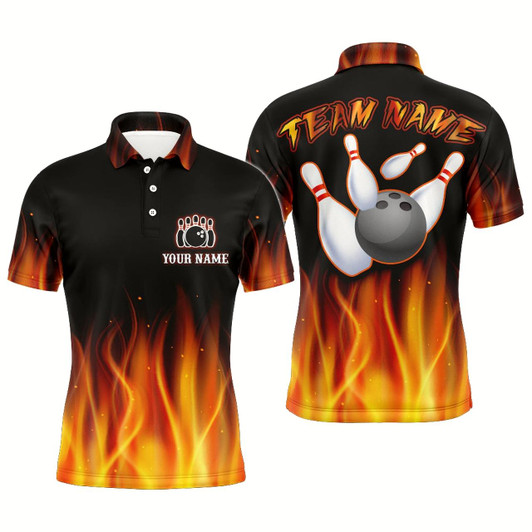 Goofygear Personalized Bowling Jersey With Name And Team Name Custom Bowling Team Jersey Bowling Polo Shirt For Men Style 1