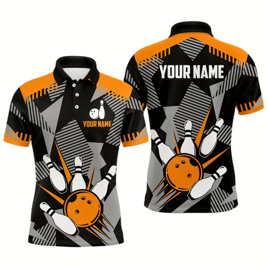 Goofygear Custom 3D Bowling Team Shirts Camo Bowling Jersey For Men Polo Bowling Gifts