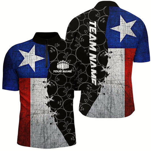 Goofygear Vintage Texas Flag Custom Texas Bowling Team Shirts Tx Bowling League Outfits For Men