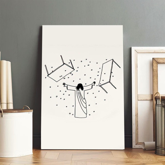 Liberal Christian Posters Canvas Jesus Socialist Wall Art Reflecting Christ’s Message Of Justice And Compassion