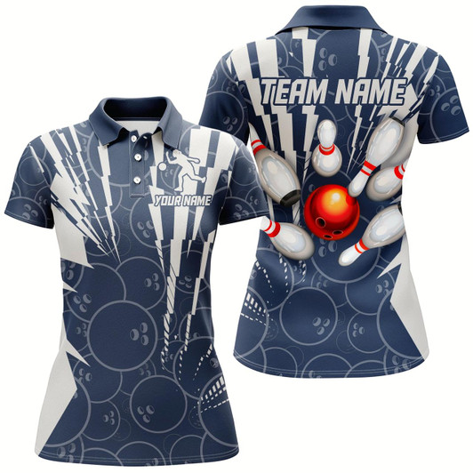 Goofygear Custom Bowling Shirt Bowling Jersey For Women Bowling Team League Polo Shirt