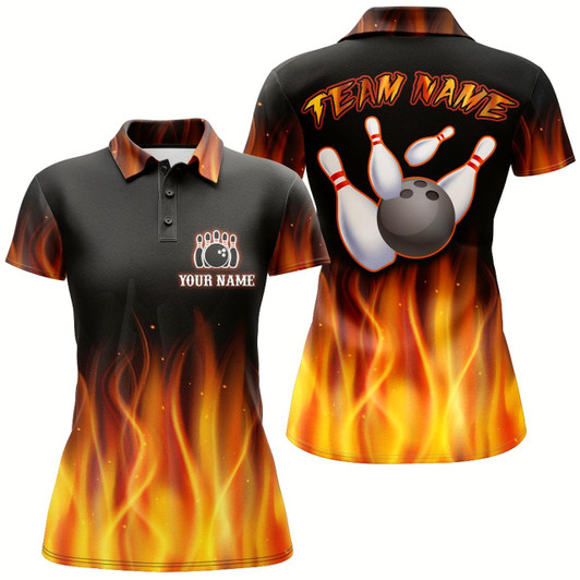 Goofygear Personalized Bowling Jersey With Name And Team Name Custom Bowling Team Jersey Bowling Polo Shirt For Women