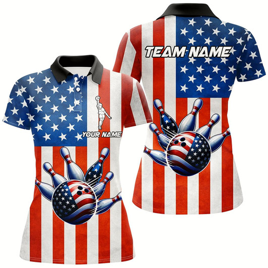 Goofygear Personalized Bowling Shirts For Women Us Bowling Jersey Bowling Team League Polo
