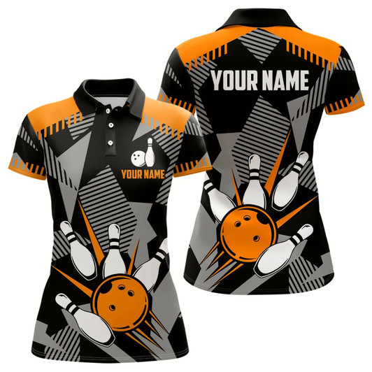 Goofygear Custom 3D Bowling Team Shirts Camo Bowling Jersey For Women Polo Bowling Gifts