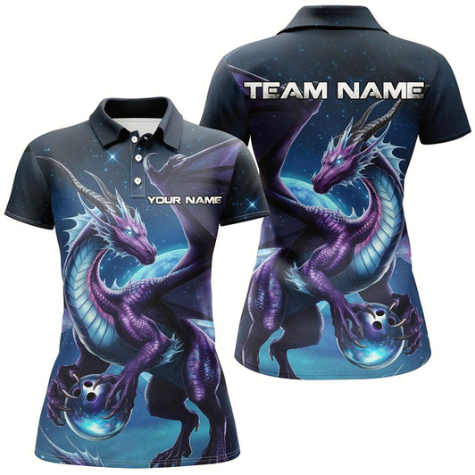 Goofygear Custom Dragon Bowling Shirts For Women, Dragon Bowling Team Shirt Bowlers Outfit
