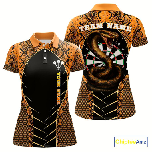 Goofygear King Venom Cobra Custom Darts Jersey For Women - Cobra Snake Darts Shirt For Players