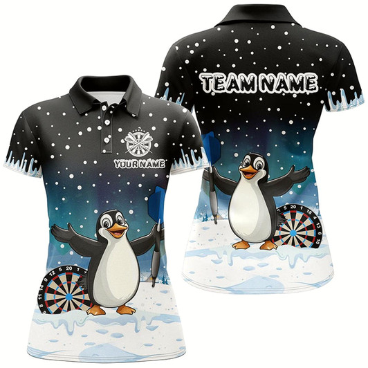 Goofygear Funny Snow Winter Darts Shirts For Women Custom Darts Jerseys, Christmas Gifts For Darts Lover