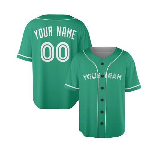 Personalized Men's Toronto Blue Jays Baseball Jersey Green Cooperstown Style - Custom Team, Name & Number