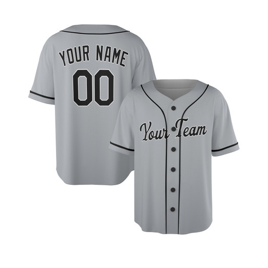 Personalized Men's Chicago White Sox Baseball Jersey Gray Road Player Style - Custom Team, Name & Number