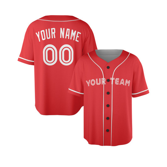 Personalized Men's Toronto Blue Jays Baseball Jersey Red Canada Day Style - Custom Team, Name & Number