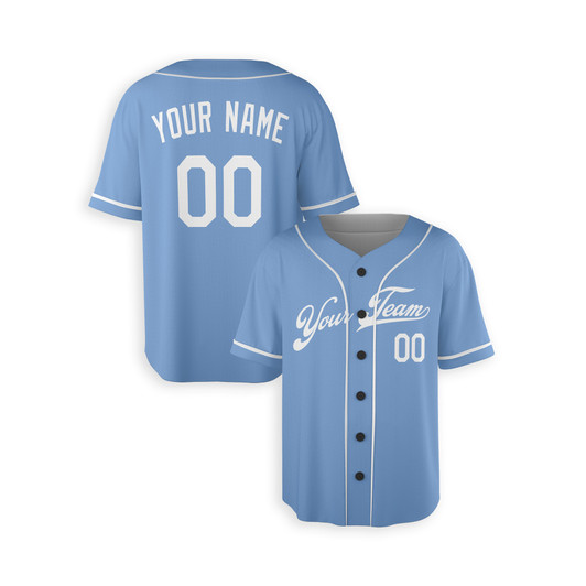 Personalized Men's Kansas City Royals Baseball Jersey Light Blue Alternate Style - Custom Team, Name & Number