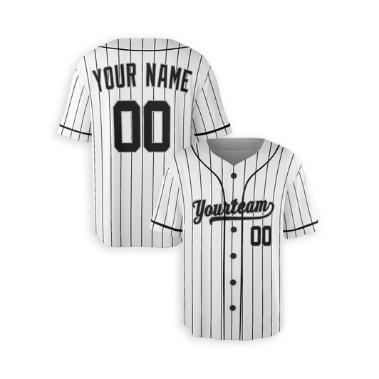 Personalized Men's Chicago White Sox Baseball Jersey White Home Style - Custom Team, Name & Number