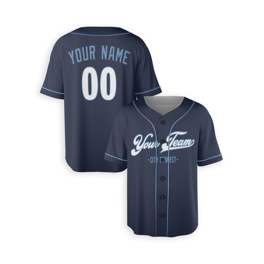 Personalized Men's Kansas City Royals Baseball Jersey Navy City Style - Custom Team, Name & Number