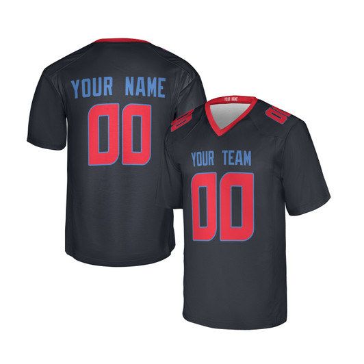 Personalized Men's Houston Texans Football Jersey Navy Alternate Game Style - Custom Team, Name & Number