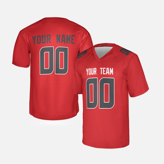 Personalized Men's Houston Texans Football Jersey Red Alternate Fan Style - Custom Team, Name & Number
