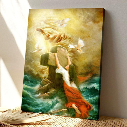 Christian Canvas Wall Art Jesus I Am Coming To God With Faith And Hope Knowing He Welcomes Me With Open Arms Canvas