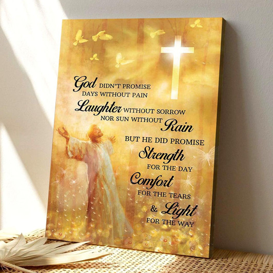 Christian Canvas Art Strength For The Day Beautiful Pigeon Carrying The Message Of Hope And Faith Into Every New Dawn